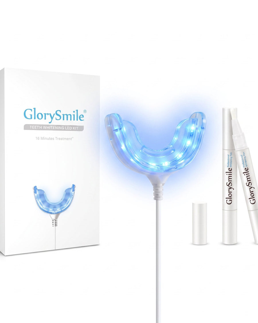 Rapport d'efficacité de blanchiment Kit de blanchiment des dents compatible iPhone Android/USB/USB-C LED activé pour le blanchiment des dents